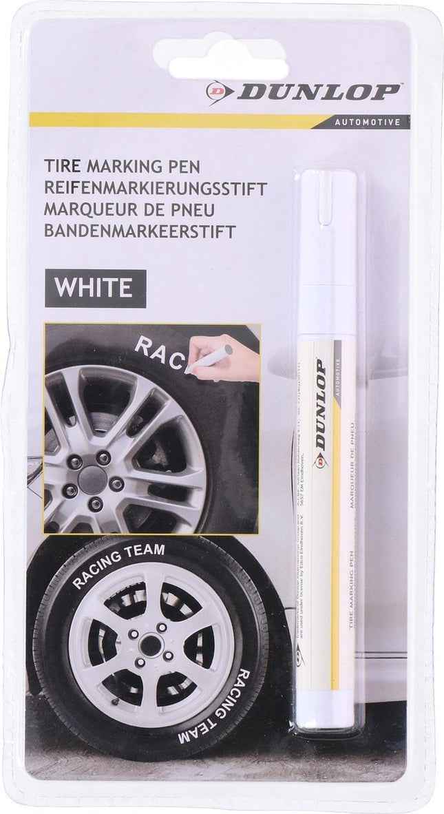 Dunlop - Bandenstift 4,5 Ml Wit - MBDeals.nl