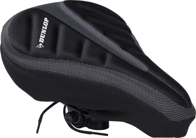 Dunlop - Fietszadelhoes Gel - Zadelcover - Fietsen zonder Zadelpijn - Gelzadel - 28 x 20 CM - MBDeals.nl