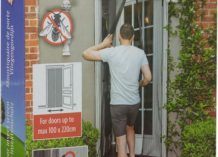 Guard ’n Care - Deurhor - 105x215 cm - Magnetisch - Zwart - MBDeals.nl