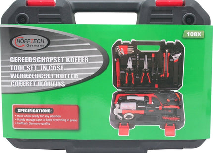 Höfftech - Gereedschapset 108-delig - MBDeals.nl